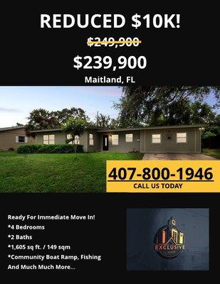 Maitland, Florida Sold!