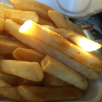 Well seasoned fries.