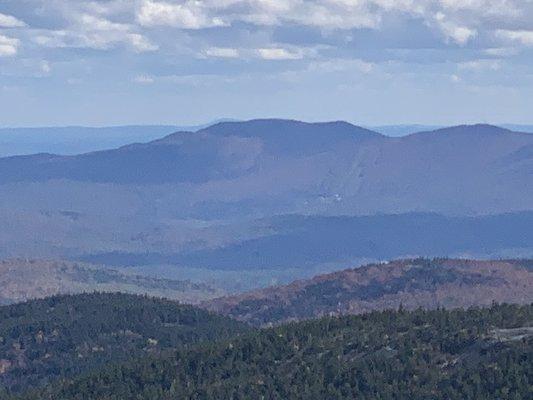 Ragged Mountain from the top of Cardigan.