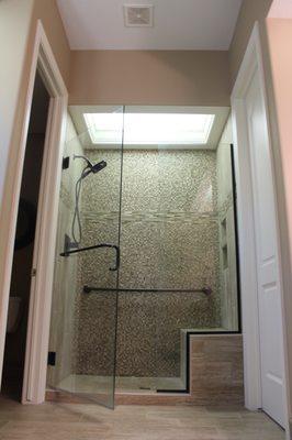 Complete Bathroom Remodel with custom shower, Toledo, OH Kleeberger Contracting Services