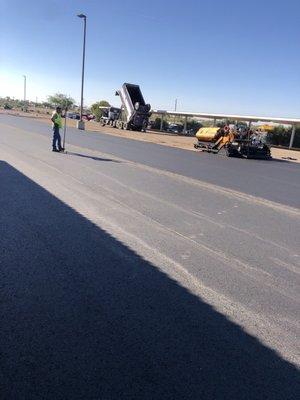 1400 tons of paving