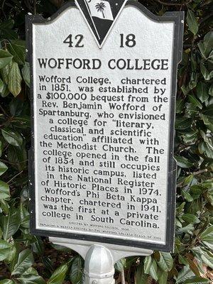 Wofford College!