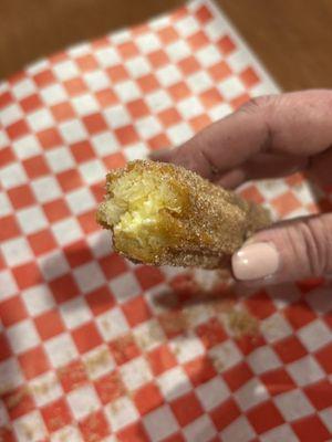 Cream filled Churro! Best we have ever had!!