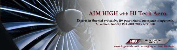 Experts in thermal processing for your critical aerospace components.