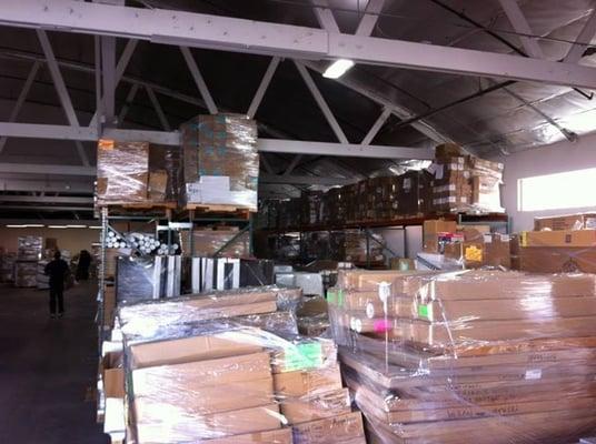 Secured warehouse