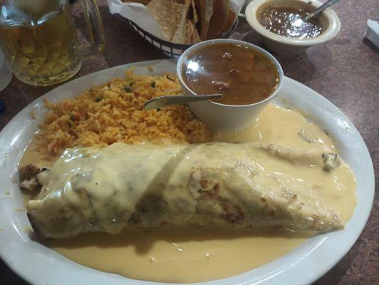 Burrito with cheese....OMG !!!!