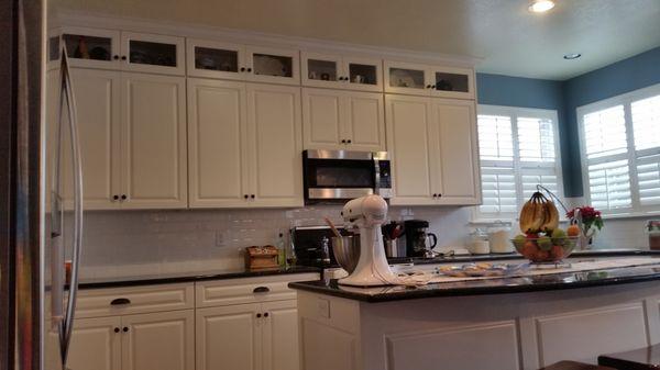 Full Overlay Custom White Cabinetry