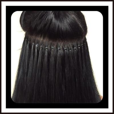 Micro beaded hair extension