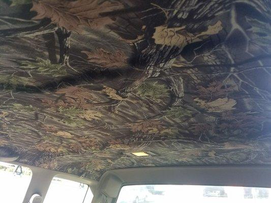 Camo headliner