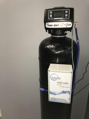 This filtration system is a one of kind!!! It’s a maintenance free unit that will take care of all your iron and sulphur, ask for more info