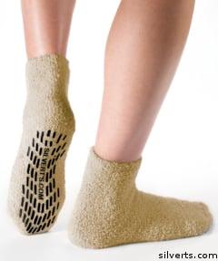 Womens & Mens Skid Resistant Anti Slip Hospital Socks