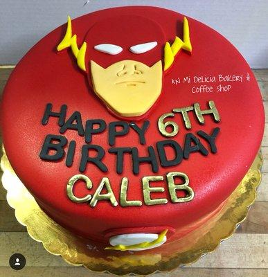 Flash fondant cake