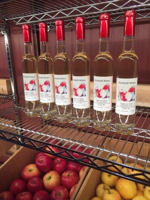 Indoor market open for winter sales.  Apple ice wine available.