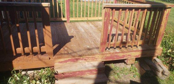 Full service Deck Restoration. Repair, Power Washing, Staining/Sealing.