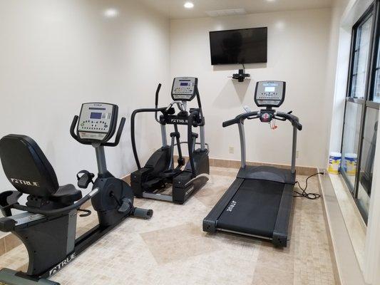 Temperature controlled fitness room