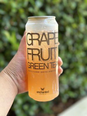 Grapefruit green tea! Love the nifty can!