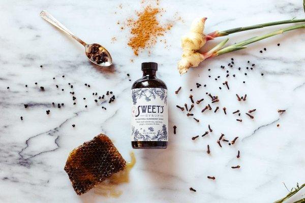 We Carry Sweet's Syrup and Herb's Honey