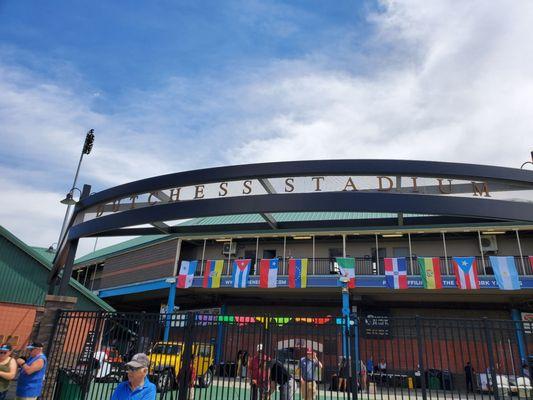 Dutchess Stadium.  Everything looked nice from the outside.