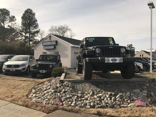 Shoreline Auto Center on Virginia Beach Blvd. between N. Witchduck Rd. and Newtown Rd.