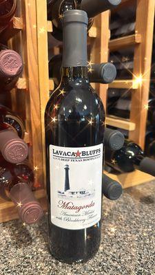 Our most popular Matagorda, blackberry Merlot