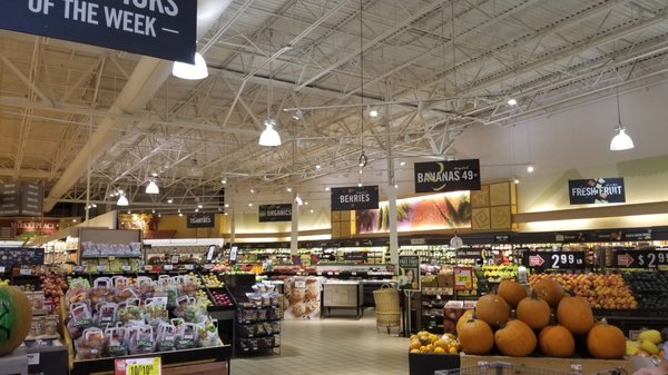 Large produce area