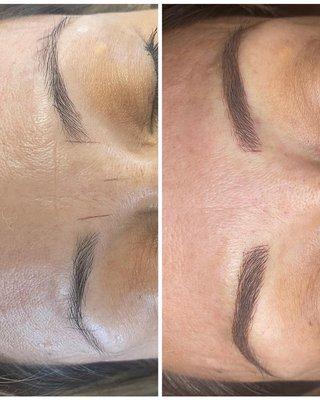 Microblading Before and after