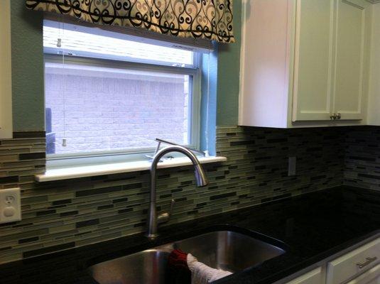 New Back-splash in Single Family Home