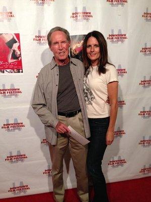 For the Actor Coaches Julia Huffman and Peter Looney attend an LA premier of Dark Hearts.