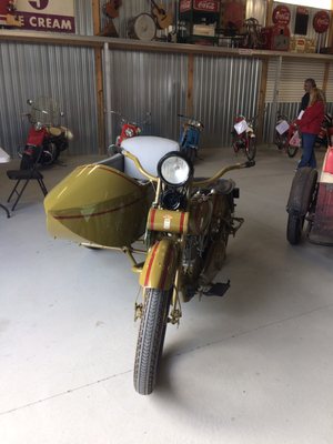 Antique motorcycle show