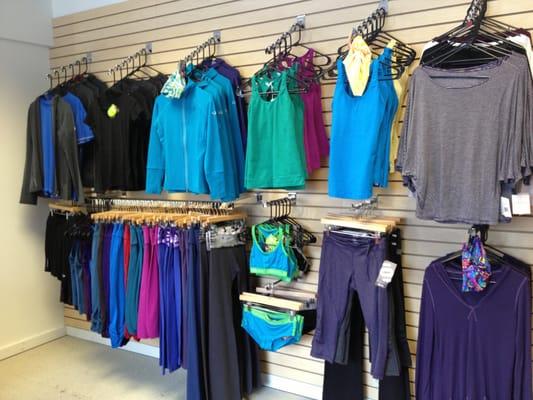 Yoga Boutique carrying yoga equipment, Beyond Yoga, Onzie, Kira Grace, Baroni Jewelry and inspirational books.