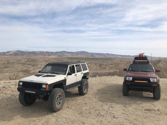 Sprayed roof and fenders.