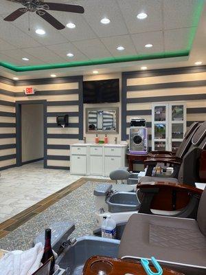 Back of nail salon