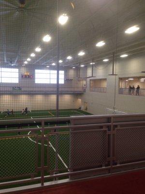 Indoor turf and track