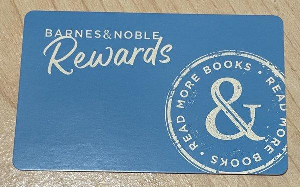 Rewards card