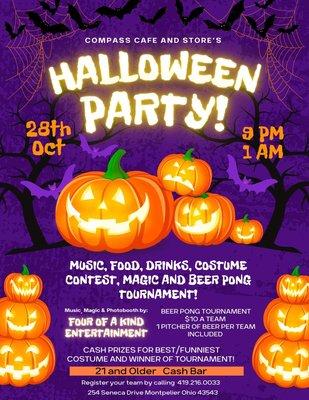 Halloween Party @ The Compass Cafe