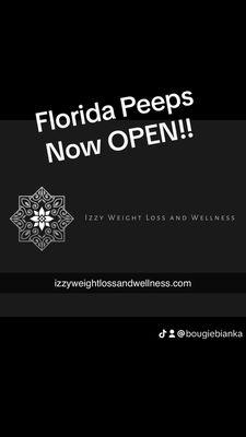 Izzy Weight Loss and Wellness NOW OPEN!! Make your appointments NOW!