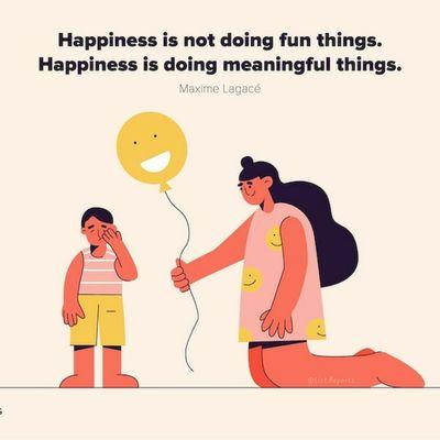 We could all use a little extra happiness right now. I'd love to hear what meaningful things you're doing to spark happiness.