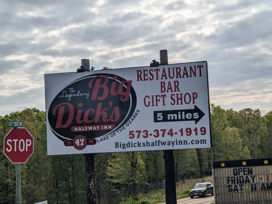 On the way to Big Dick's, Gravois Mills