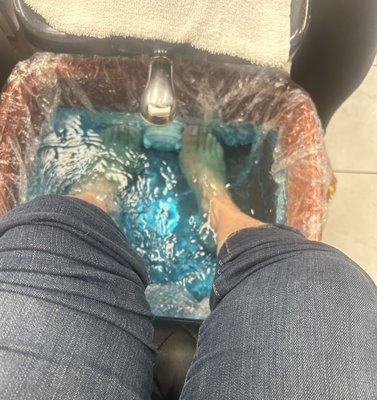 Getting a Pedicure