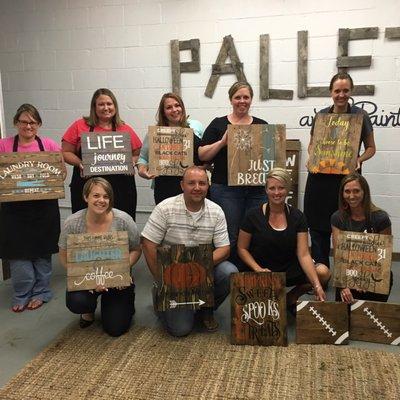 Pallet and Paint