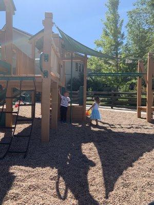 My kids love the playground. There are so many things to do!