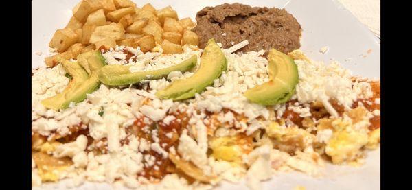 Chilaquiles plate , Ramses plate