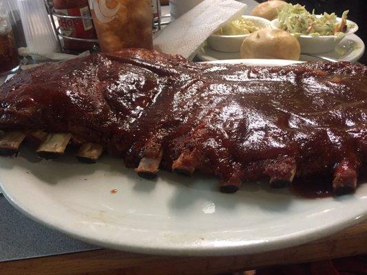 Full rack, guys! All on one plate!