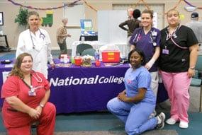 Medical Assisting Students Apply Book Knowledge