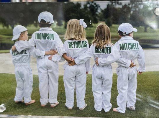 Kids caddy outfit