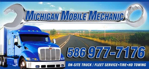 Michigan Mobile Mechanic~heavy duty truck roadside repair~24/7/365