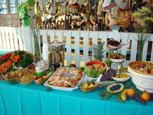 Appetizers at Lighthouse Point Park Carousel