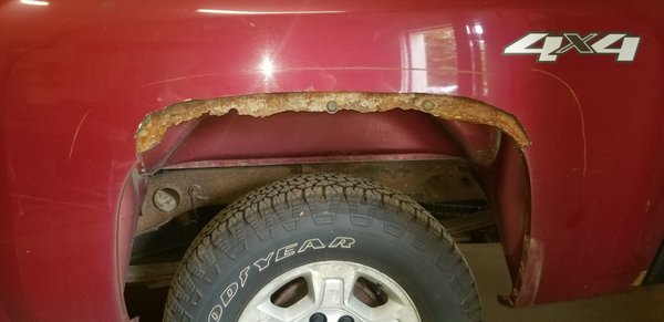 The common rear wheel well rust on most pick ups. We offer a much cheaper and more effective option for repair.