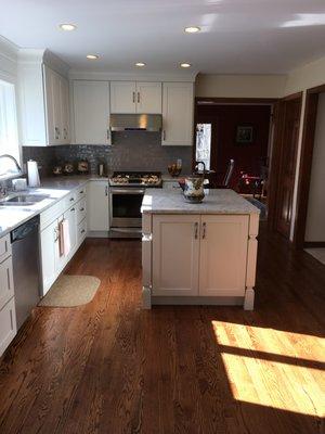 Overall Kitchen and Oak Floors