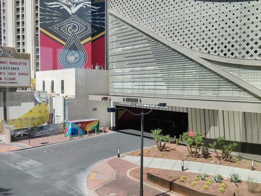 Enter the Parking Garage from Main Street